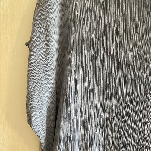 BluHeaven Blue/Gray Crepe Top - Picture 9 of 11